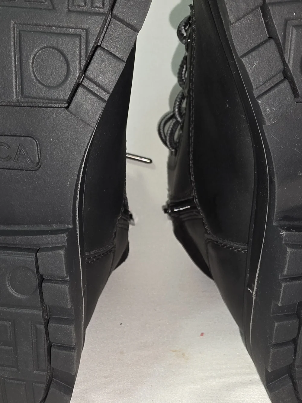 Nautica Kids Black Faux Fur Lace-Up & Zip Winter Boots